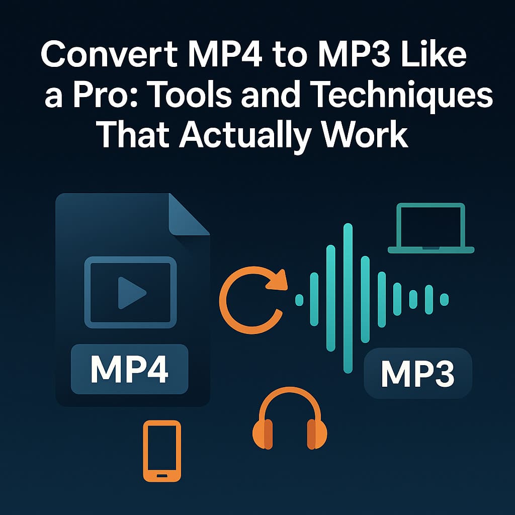 Convert MP4 to MP3 Like a Pro: Tools and Techniques That Actually Work